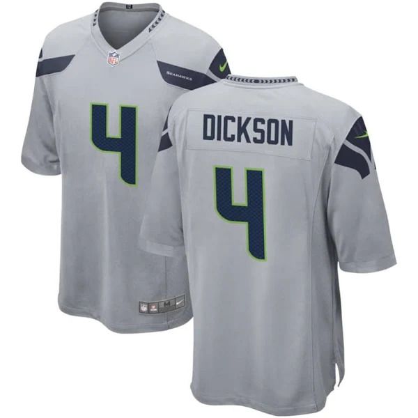Men Seattle Seahawks #4 Michael Dickson Nike Grey Player Game NFL Jersey->seattle seahawks->NFL Jersey
